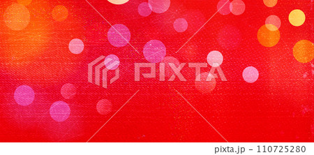 Red bokeh background for seasonal, holidays, event celebrations and various design works 110725280