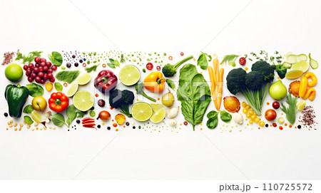 色とりどりの新鮮野菜 110725572