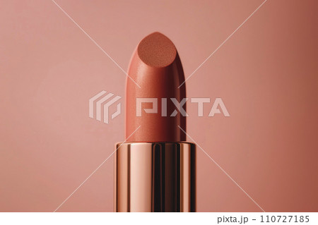 Timeless Sophistication: Minimalist Peach Lipstick Shot 110727185