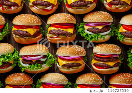 Symmetrical Burger Elegance Unveiled Symmetrical Burger Elegance Unveiled 110727550