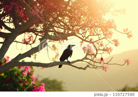 Feathered Majesty on Nature's Canvas 110727580