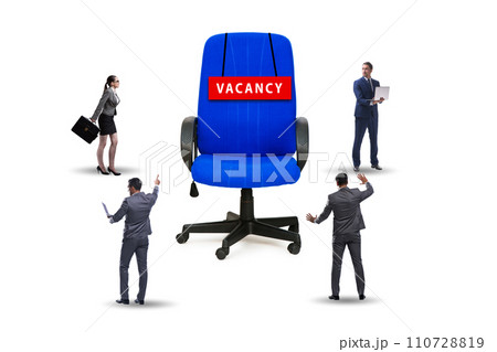 Recruitment concept with office chair Recruitment concept with office chair 110728819
