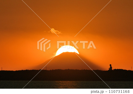 ダイヤモンド富士 ダイヤモンド富士 110731168