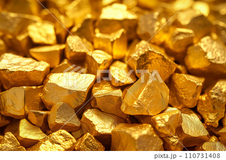 Golden Nuggets Close-Up Golden Nuggets Close-Up 110731408