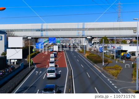 埼玉県草加市国道四号線2024年1月 110731576