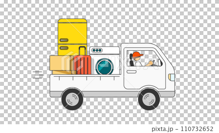 移動服務卡車的插圖 移動服務卡車的插圖 110732652
