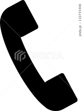 受話器マーク 110735406