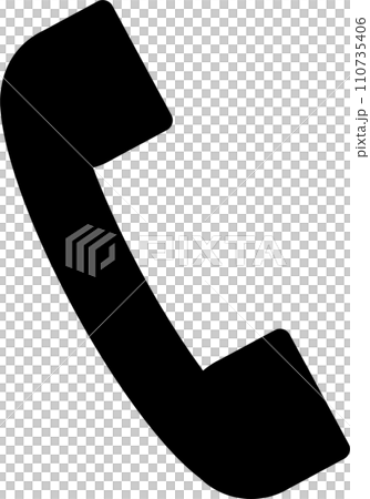 受話器マーク 110735406