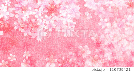 桜　和柄　春　背景	 110739421