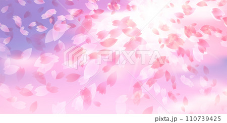 桜　和柄　春　背景	 110739425