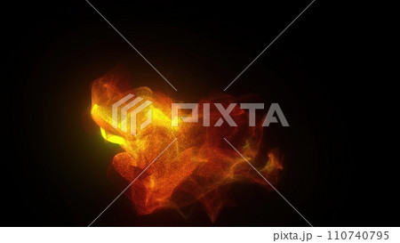 Waving gold particles Waving gold particles 110740795