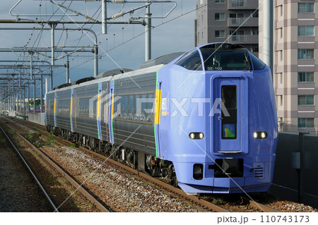 終着旭川に向けラストスパートする特急サロベツ　特急サロベツ　宗谷本線 110743173