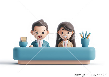 ホテルのフロントのスタッフ-1 110743357