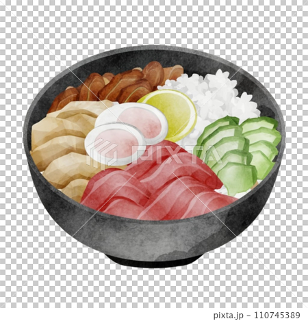 fish with rice fish with rice 110745389