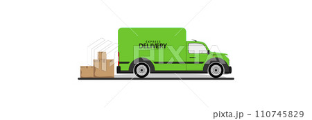 Fast delivery by truck. Fast delivery by truck. 110745829