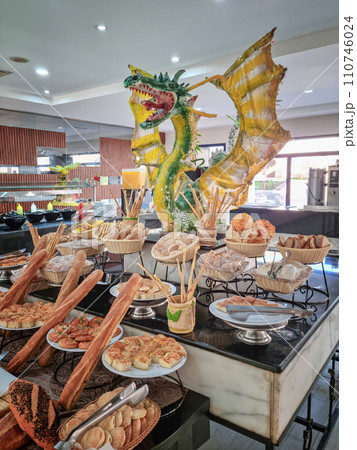 Buffet at a restaurant in South Asia. 110746024
