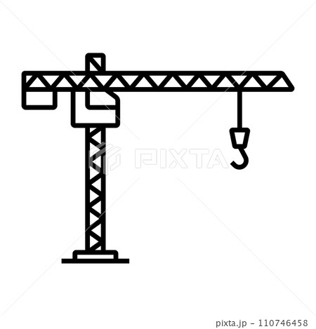 crane icon vector 110746458