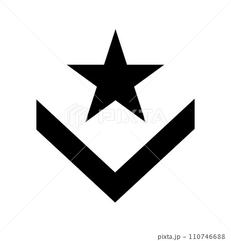 military rank icon vector military rank icon vector 110746688