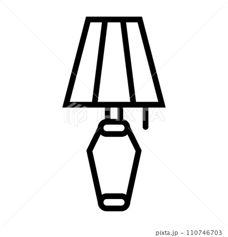 table lamp icon vector table lamp icon vector 110746703