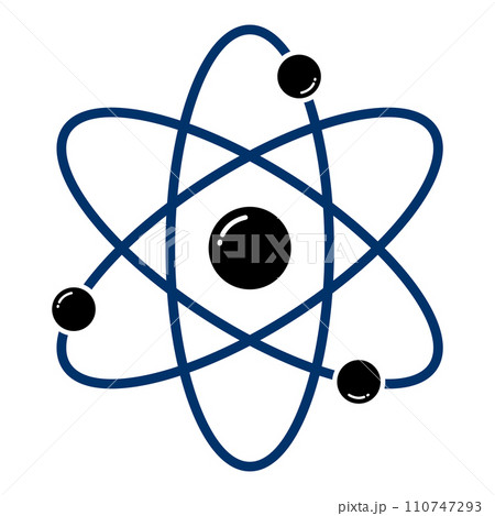 atom icon vector 110747293