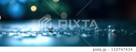 Splash of water wave, blue. Abstract banner background water waves. Abstract nature concept banner for beauty spa, drinking water advertising. Use for abstract, wallpaper, poster. Copy Space. Splash of water wave, blue. Abstract banner background water waves. Abstract nature concept banner for beauty spa, drinking water advertising. Use for abstract, wallpaper, poster. Copy Space. 110747434