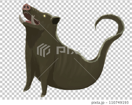 Illustration of Cuchivilo, a mythical beast that appears in Chilote mythology 110749193