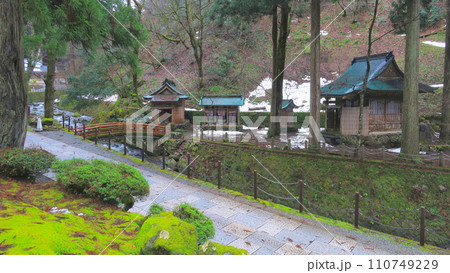 福井県永平寺永平寺川1(雨天冬) 福井県永平寺永平寺川1(雨天冬) 110749229