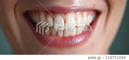 dental veneers close-up 110751094