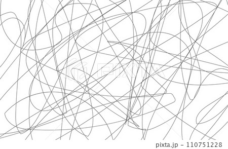 Marker drawn scribble vector. Childish drawing. Hand draws calligraphy swirls. Curly brush strokes, marker scrawls as graphic design elements. Doodle background 110751228