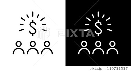 ビジネスチャンスのアイコン ビジネスチャンスのアイコン 110751557