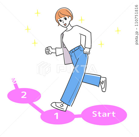 新生活を始める女性のイメージ 新生活を始める女性のイメージ 110751816