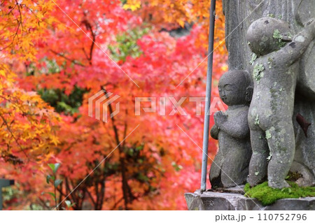 長岳寺紅葉 110752796