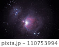 美しい宇宙に漂う幻想的なオリオン大星雲 110753994