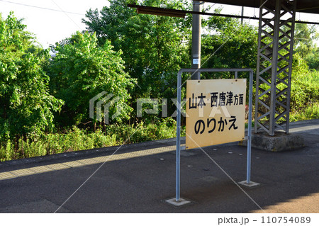 JR九州、高橋駅(佐世保線)から佐賀駅(長崎本線)までの車窓風景(朝) 110754089