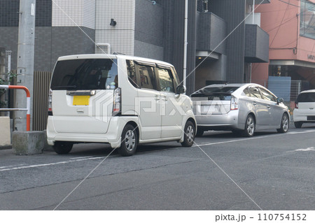 路駐　駐停車禁止路側帯 110754152