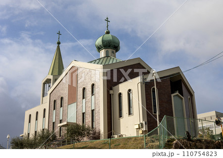 大阪ハリストス正教会・生神女庇護聖堂(2024年1月2日撮影) 大阪ハリストス正教会・生神女庇護聖堂(2024年1月2日撮影) 110754823