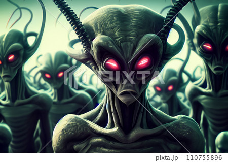 怖い宇宙人のイメージ 110755896