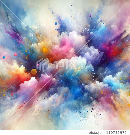 カラフルな幻想的なテクスチャ背景 110755972