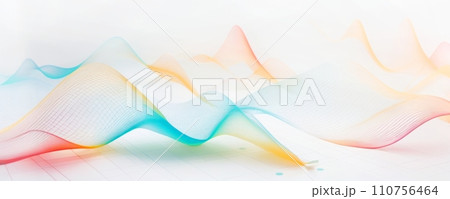AI-generated content. Vibrant Waves of Colorful Energy 110756464