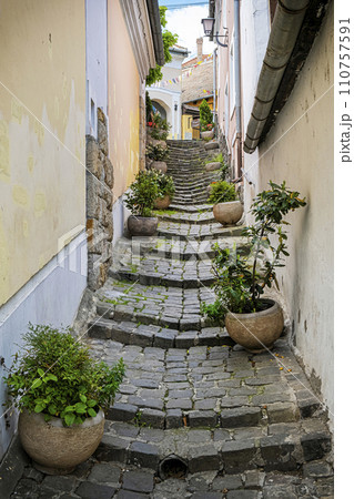 Street scene, Szentendre, Hungary 110757591