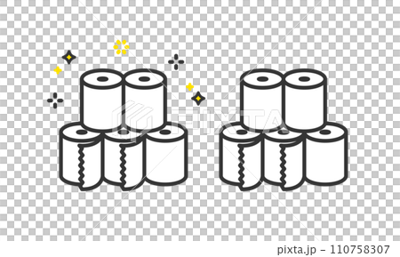 Disaster prevention supplies: New toilet paper, unused Disaster prevention supplies: New toilet paper, unused 110758307