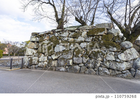 国宝姫路城　喜斎門跡の石垣　兵庫県姫路市 110759268
