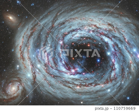 宇宙空間に広がる星雲 宇宙空間に広がる星雲 110759669