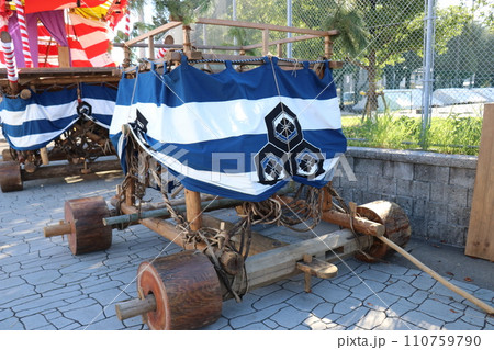 山﨑八幡宮秋季例大祭、山崎八幡宮、秋、祭り、2023年、山車、本山神事 山﨑八幡宮秋季例大祭、山崎八幡宮、秋、祭り、2023年、山車、本山神事 110759790