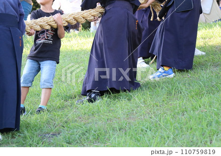 山﨑八幡宮秋季例大祭、山崎八幡宮、秋、祭り、2023年、山車、本山神事 110759819
