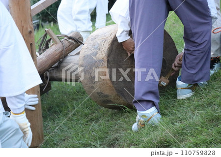山﨑八幡宮秋季例大祭、山崎八幡宮、秋、祭り、2023年、山車、本山神事 山﨑八幡宮秋季例大祭、山崎八幡宮、秋、祭り、2023年、山車、本山神事 110759828
