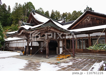 高野山金剛三昧院の冬の情景 高野山金剛三昧院の冬の情景 110761226