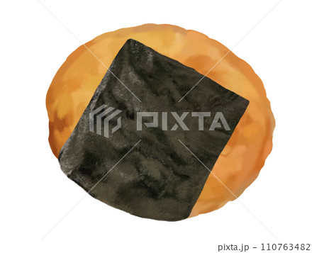 海苔せんべい（1枚） 110763482