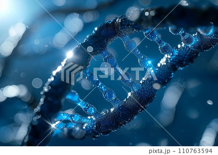 DNAのイメージ　AI生成画像　AI画像 110763594