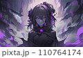 不敵な笑みを浮かべる少女 110764174